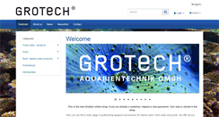 Desktop Screenshot of grotech-aquarientechnik.de